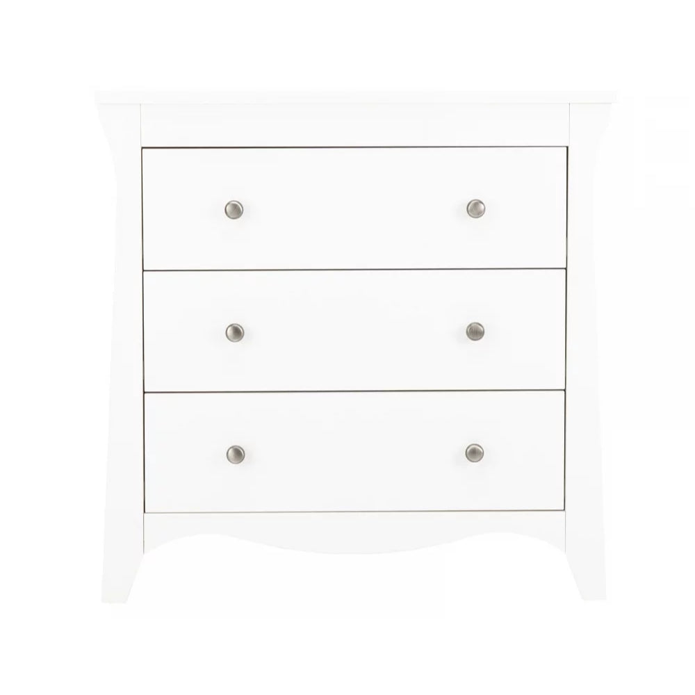 CuddleCo Clara Dresser, Satin White