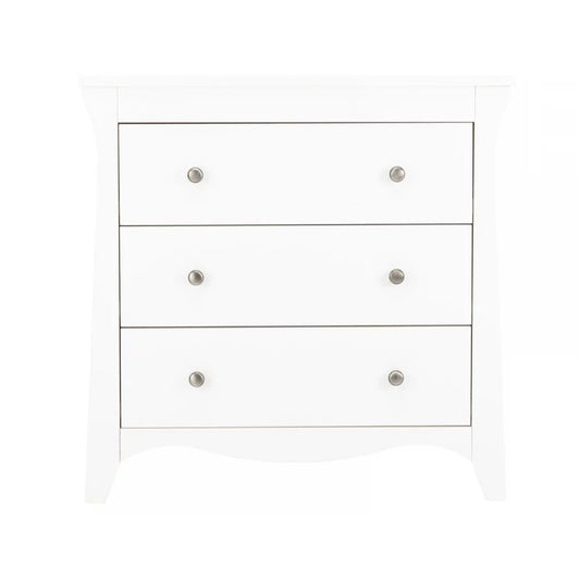 CuddleCo Clara Dresser, Satin White