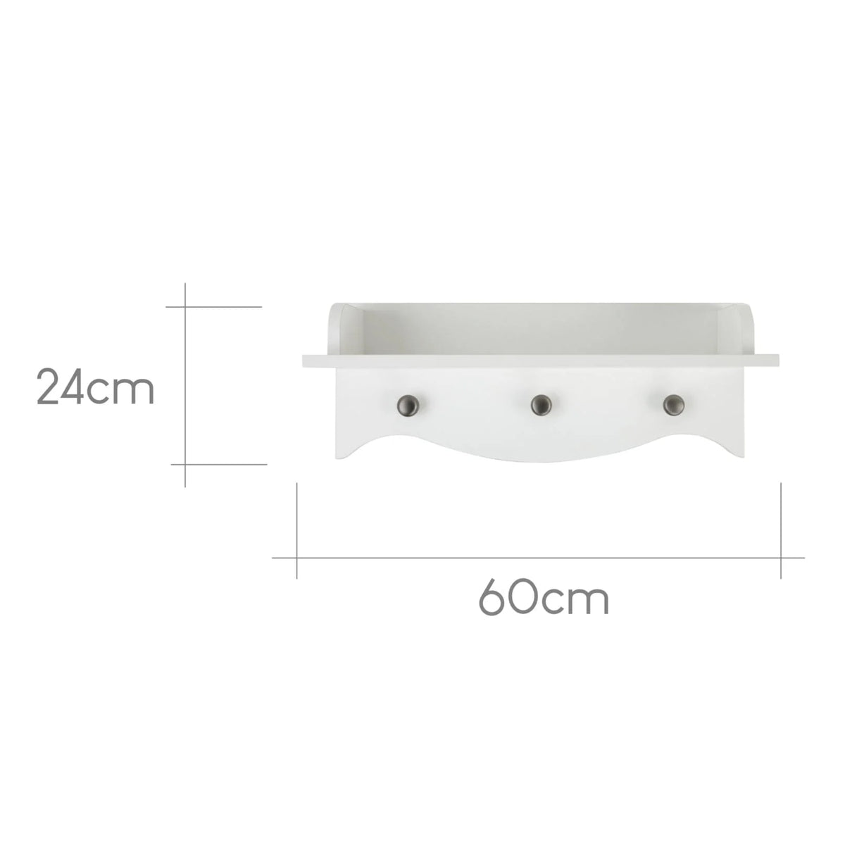 CuddleCo Clara Shelf, White