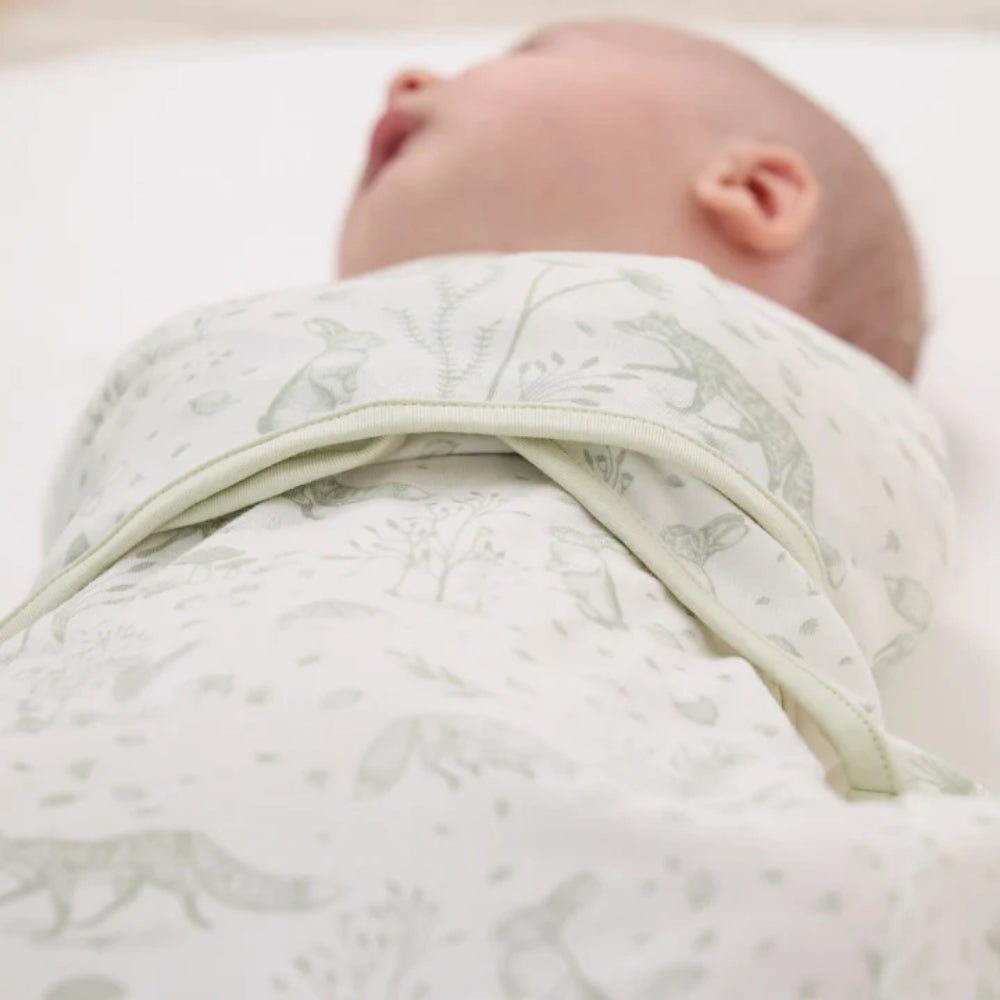 ClevaMama ClevaSleep Swaddle, Forest Friends (0-3m)