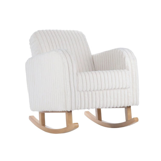 CuddleCo Etta Nursing Chair, Faux Fur Cream