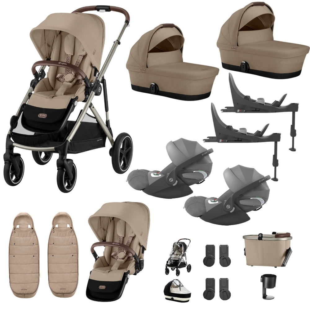 Cybex Gazelle Twin Bundle w/Cloud T