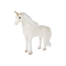 CuddleCo Medium Standing Unicorn Gold Dust