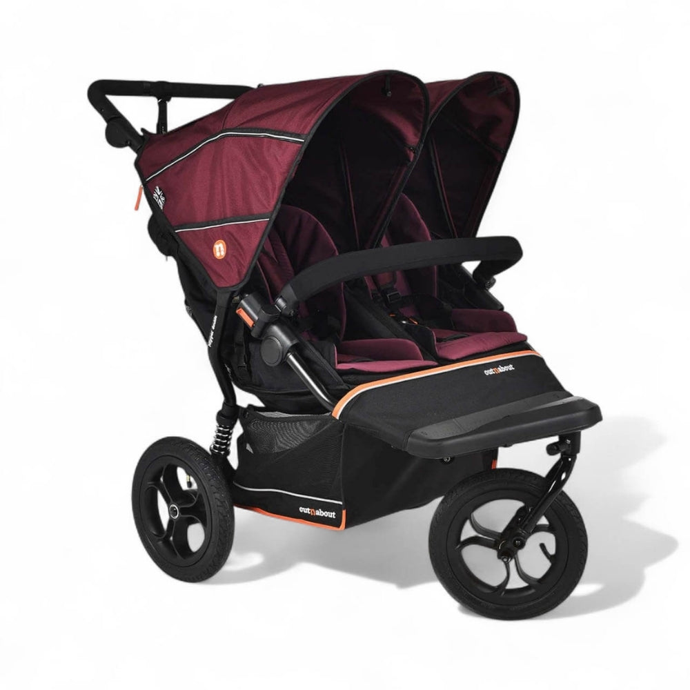 Out n About Nipper V6 Twin - with Maxi Cosi Cabriofix