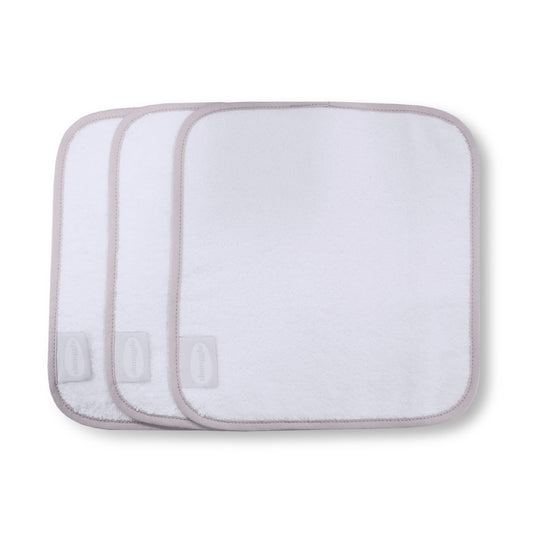 Shnuggle Bamboo Washcloths 3pc, White