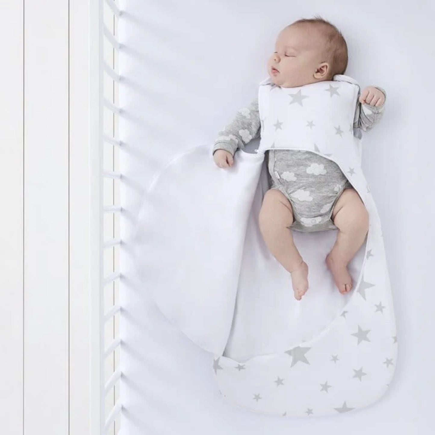 SnuzPouch 2.5TOG Sleep Bag (0-6m) - Grey Star