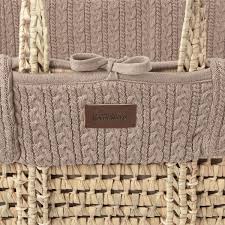 The Little Green Sheep Knitted Moses Basket Truffle