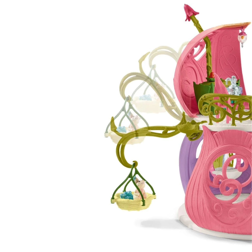 Schleich Bayala Glittering Flower House With Unicorns, Lakes & Stables