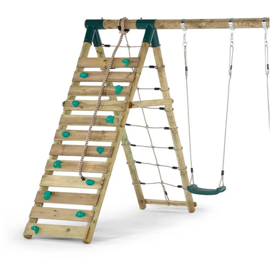 Plum Woolly Monkey II Swing Set