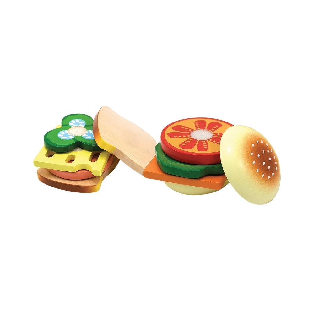 Melissa & Doug Wooden Sandwich Set