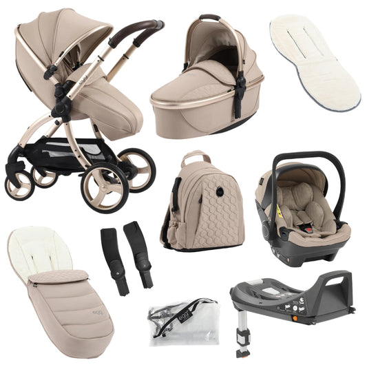 egg3® 8pc Bundle w/ Egg Shell Car Seat