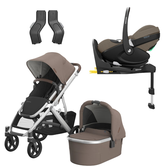 UPPAbaby Vista V3 Bundle w/Maxi Cosi Pebble 360 Pro² Car Seat & Base