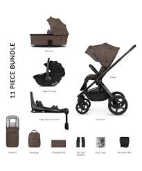 Venicci Upline 2 3-in-1 Plus Bundle w/Tiago 360 Car Seat