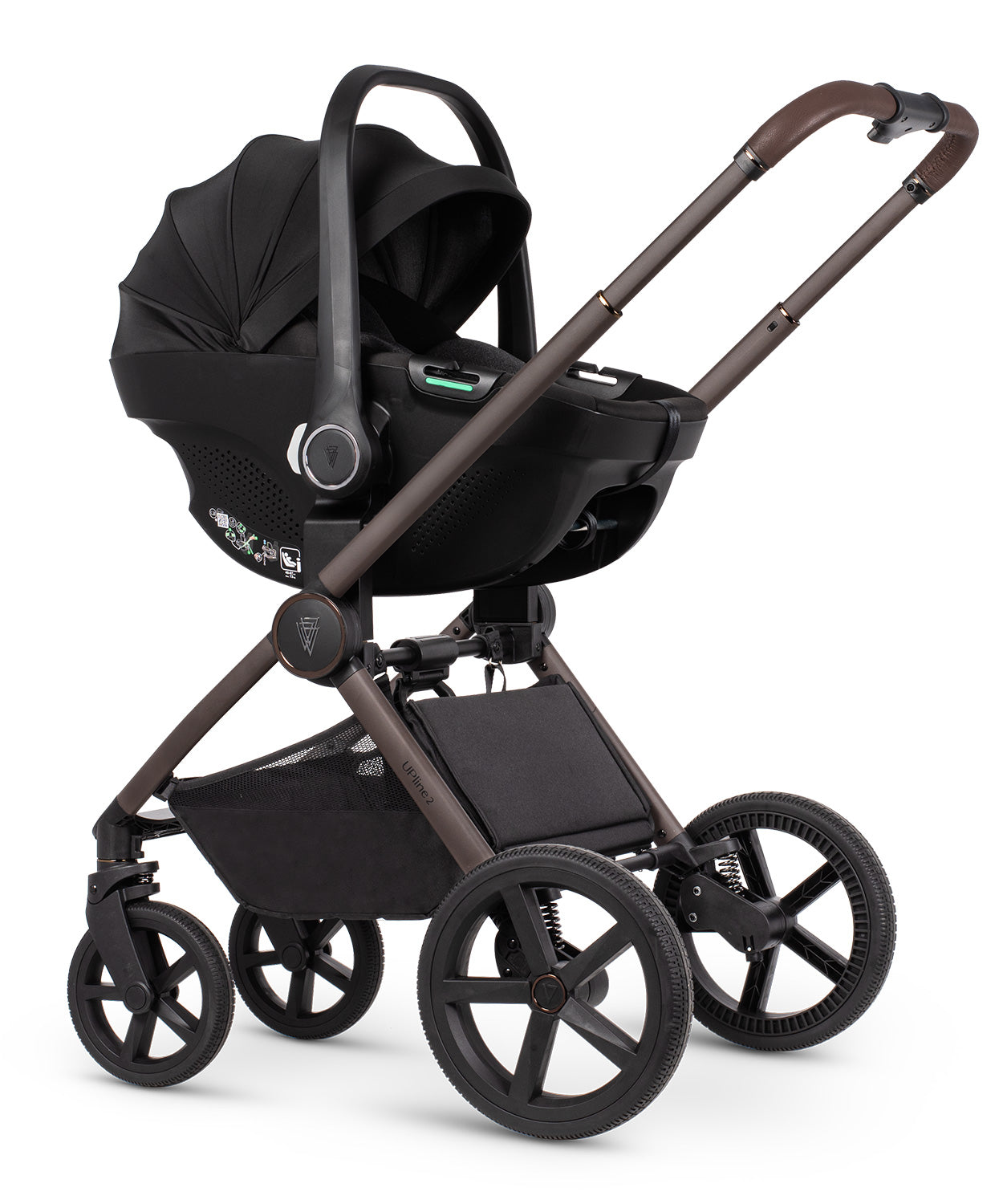 Venicci Upline 2 SE Burgundy 3-in-1 Plus Bundle - Tiago Car Seat