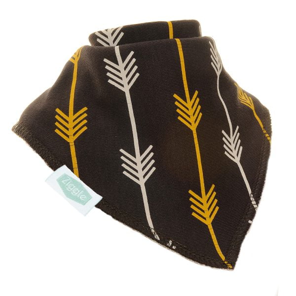 Ziggle Bandana Dribble Bib, Funky Arrows