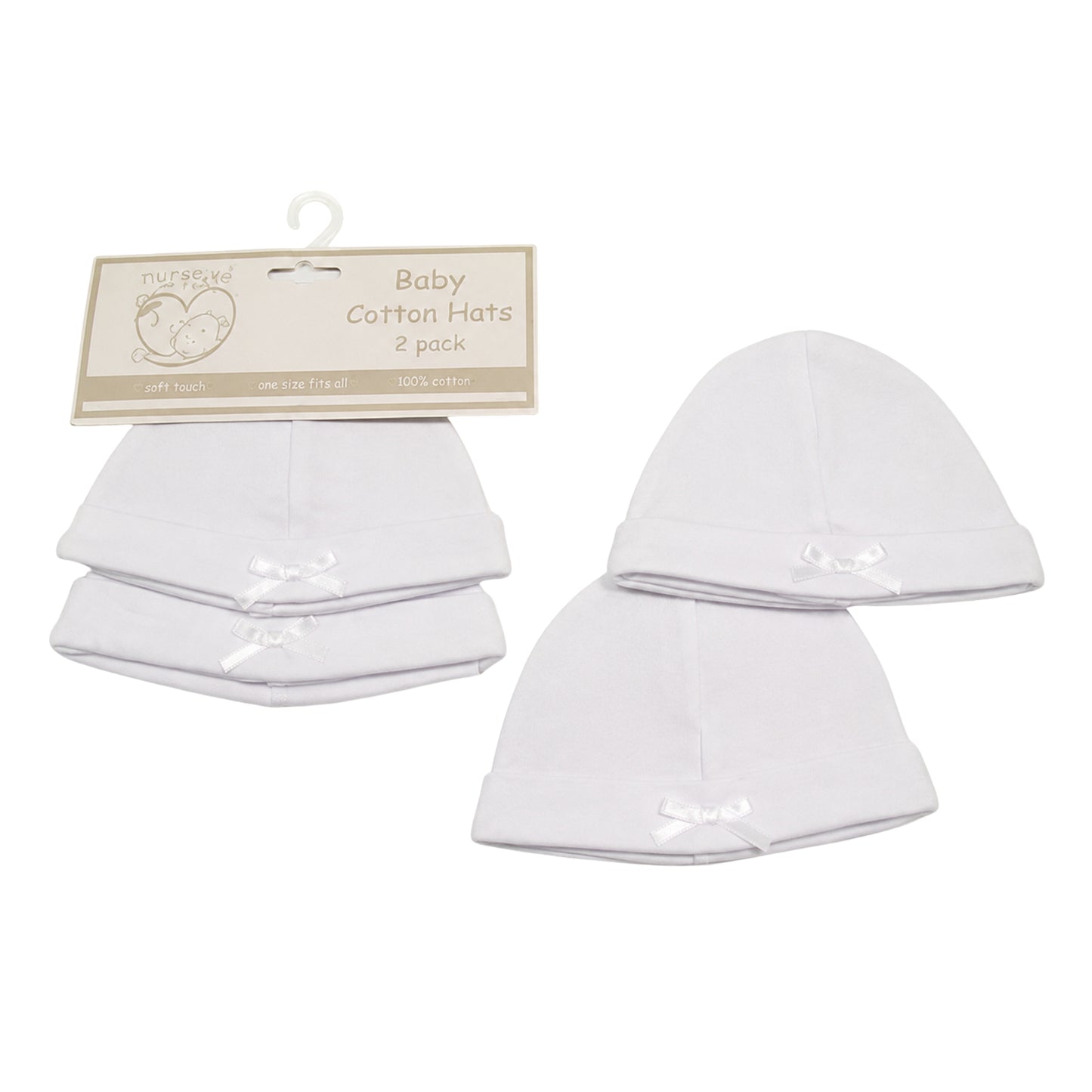 Premature Baby Hats, 2 Pack