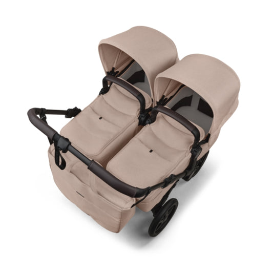 Bugaboo Donkey 6 Twin Pushchair, Desert Taupe Melange