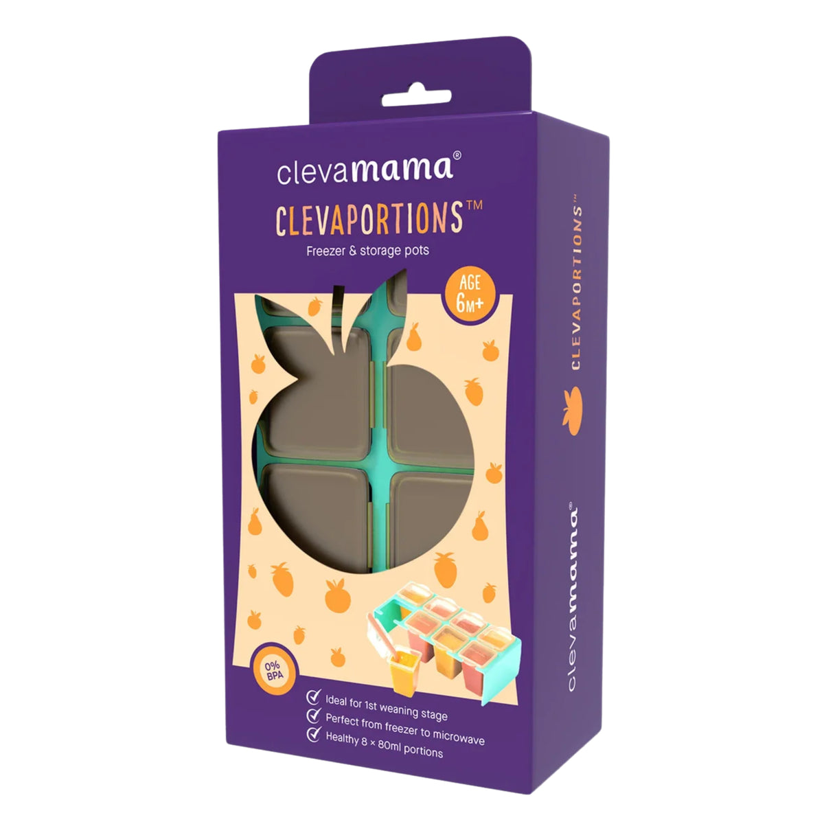 Clevamama ClevaPortions™ - Freezer & Storage Pots