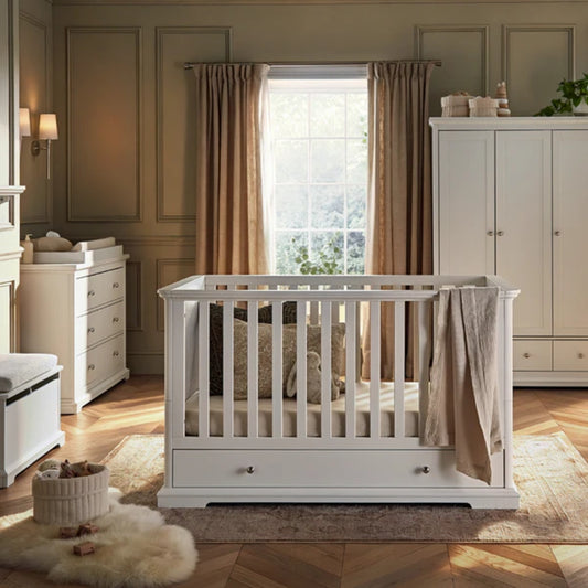 CuddleCo Beaumont Cot Bed, White