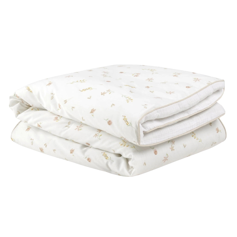 CuddleCo 4pc Cot Bed Bedding Set, Cashmere Meadow