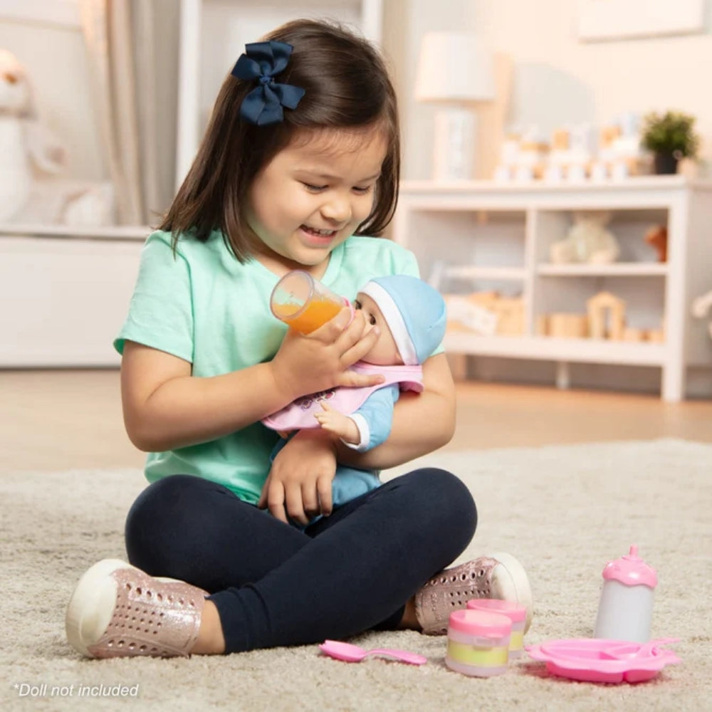 Melissa & Doug Time To Eat Dolls 8pc Feeding Set