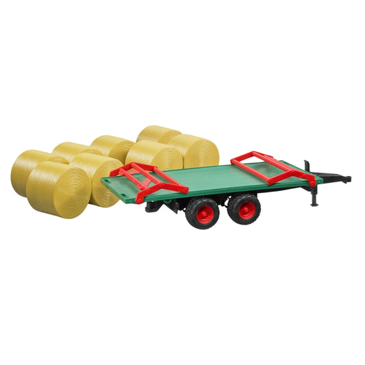 Bruder, Bale Transport Trailer & Bales