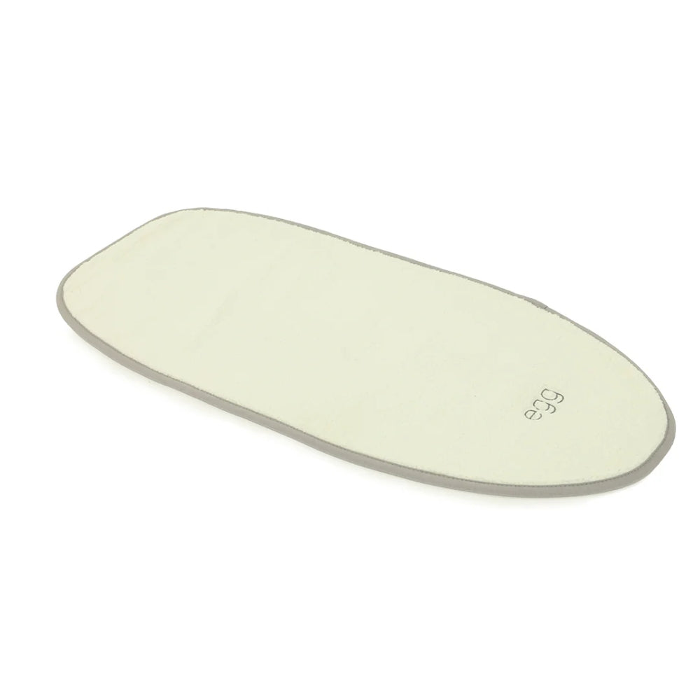 egg® Carrycot Sherpa Mattress Topper, Grey