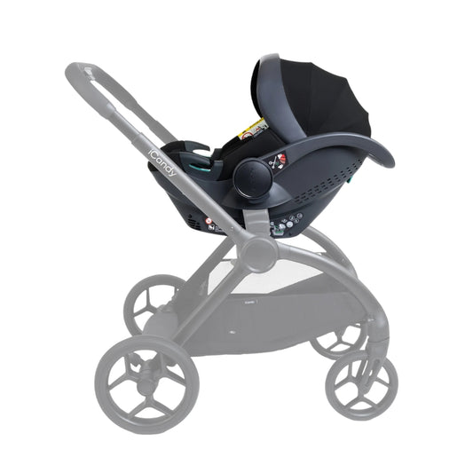 iCandy Cocoon 360 Infant Car Seat & Base, Black