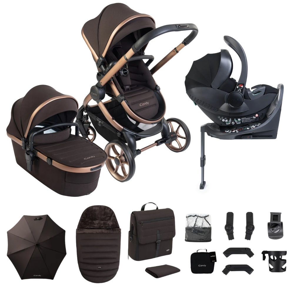 iCandy Peach 8 w/Cocoon 360 Car Seat & Base