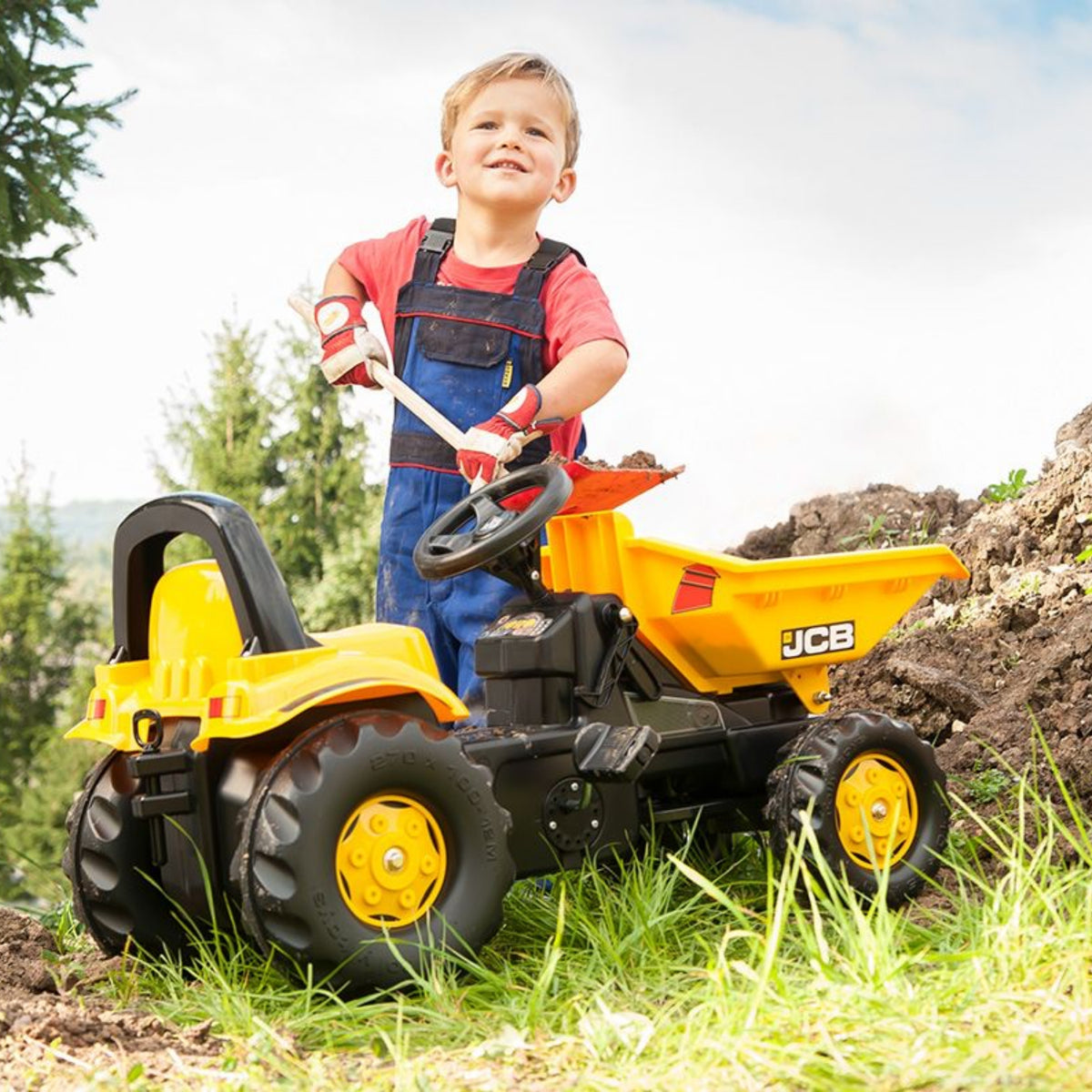 Rolly Kid JCB Dumper Ride On