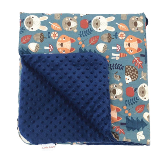 Little Love 3PH Car Seat Blanket, Forest Animals