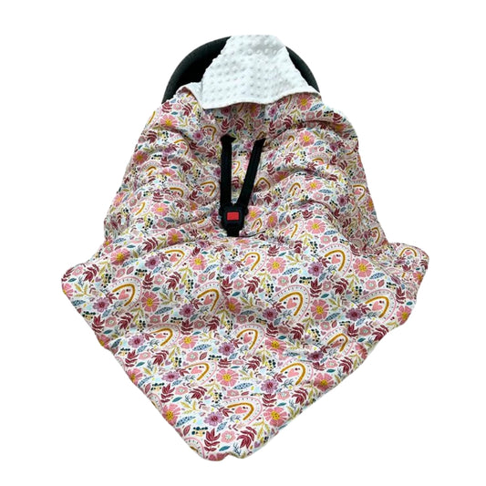 Little Love 3PH Car Seat Blanket, Rainbow
