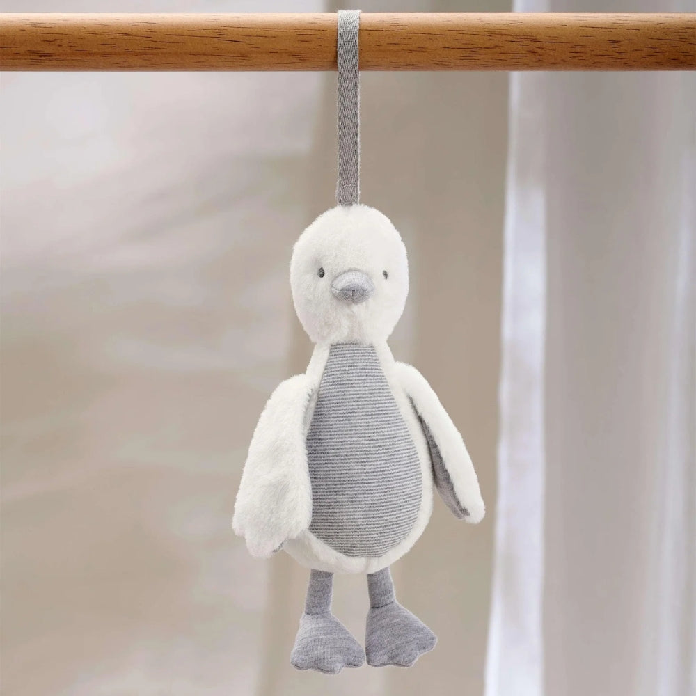 Mamas & Papas Chime Duck Toy, Grey