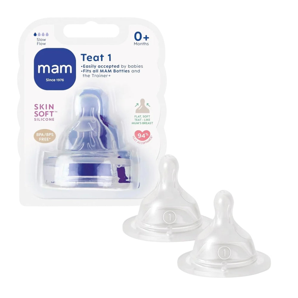 MAM Bottle Teats - 1 (Slow Flow)