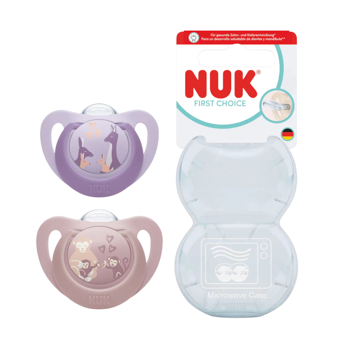 NUK First Choice Soothers 6-18m (Girl)