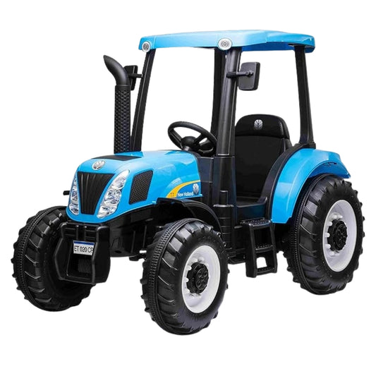 New Holland 24V Electric Blue Tractor and Trailer