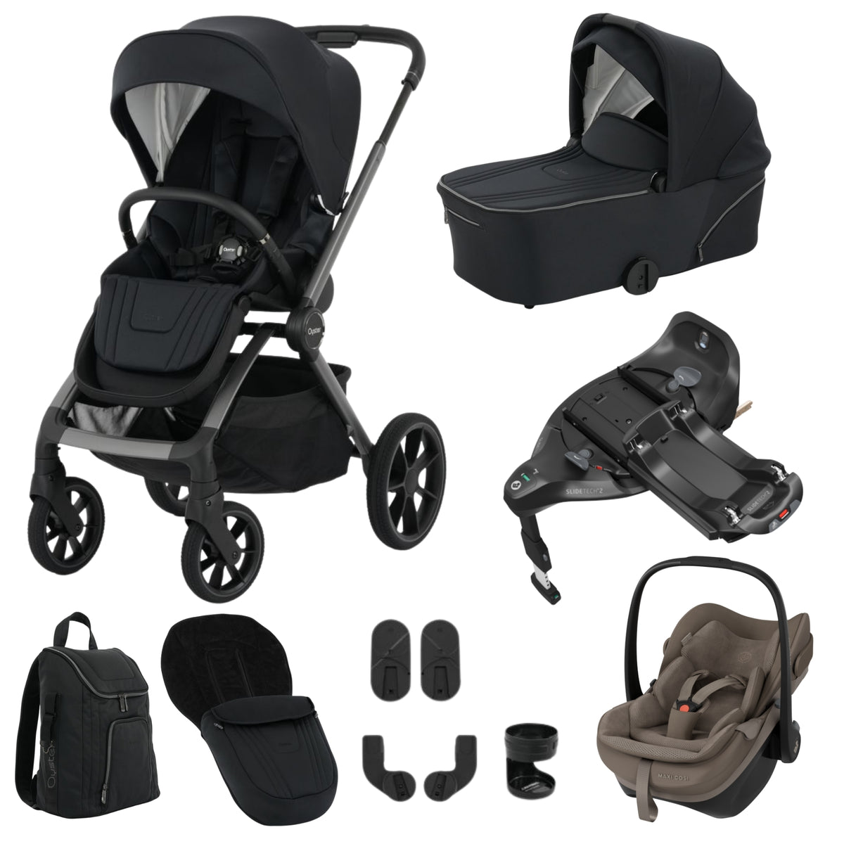 Oyster Vee Bundle - with Maxi Cosi Pebble Slide Pro