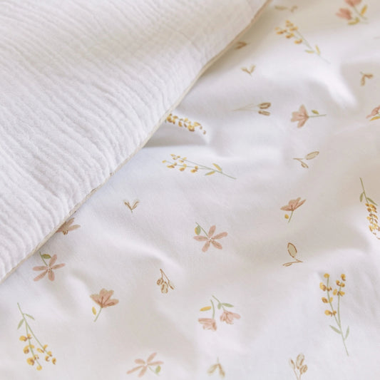 CuddleCo Cot Bed Quilt, Cashmere Meadow