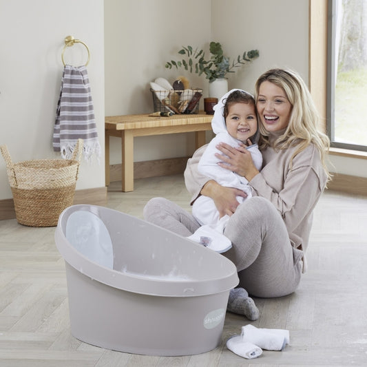 Shnuggle Toddler Bath, Taupe