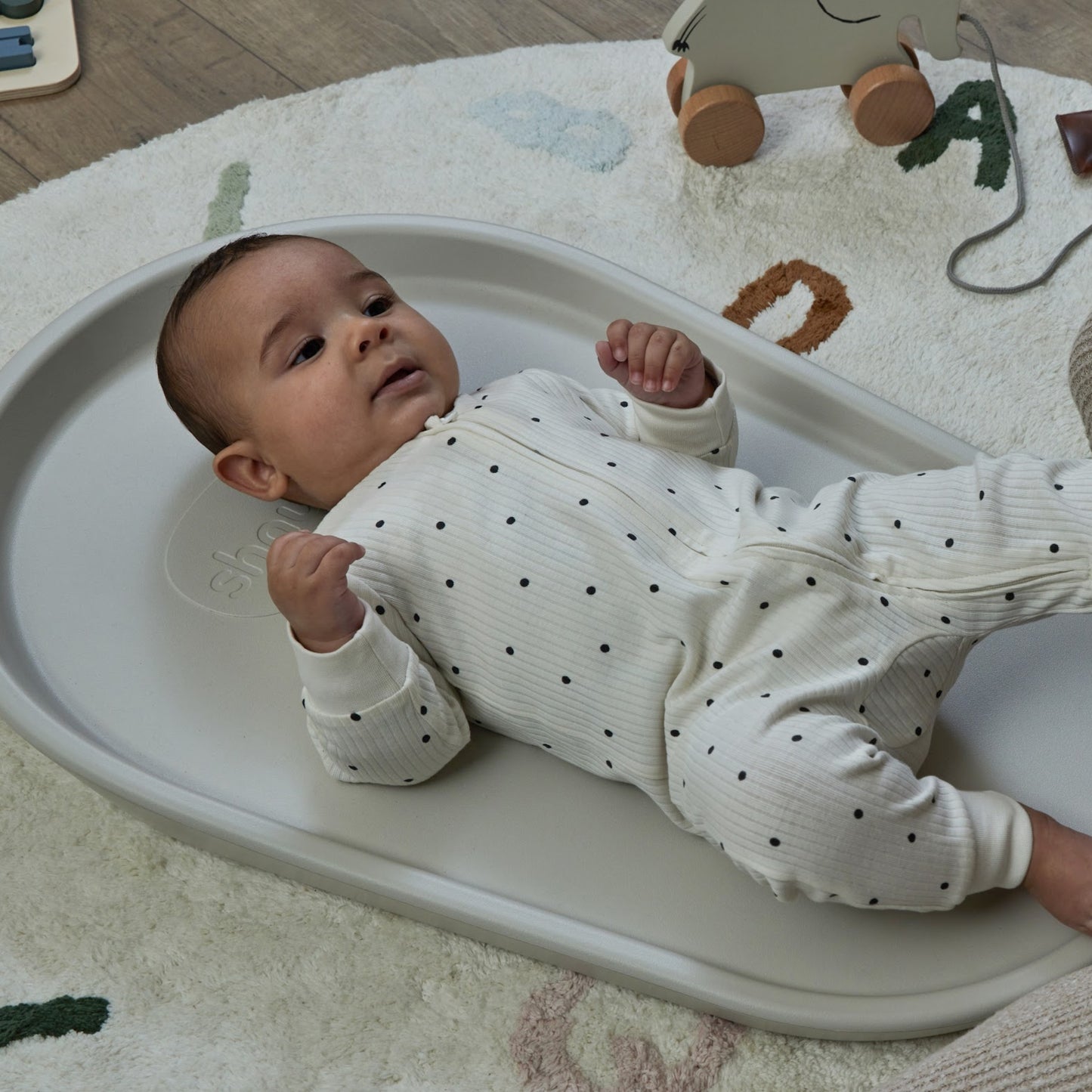 Shnuggle Squishy Changing Mat, Ivory