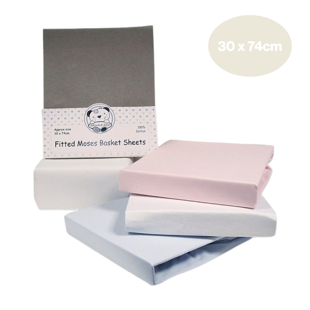 Snuggle Baby Moses Sheets, Sky Blue