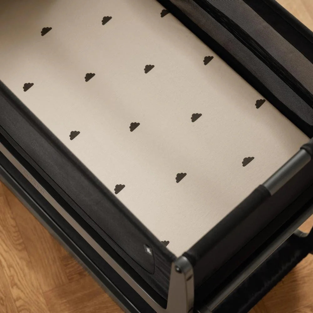 Snüz 2pc Crib Sheets, Sand/Cloud