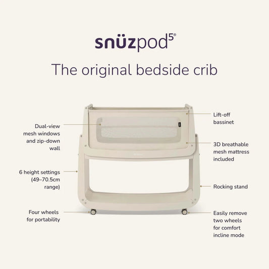 SnüzPod5 Complete Sleep Bundle, Cashmere