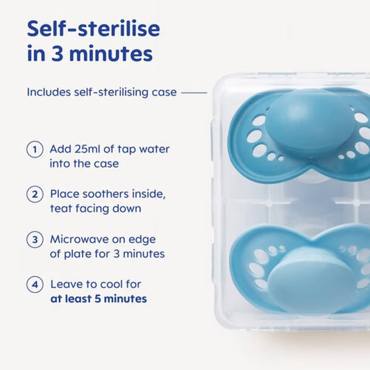 MAM Original Soothers 0-6m, Blue