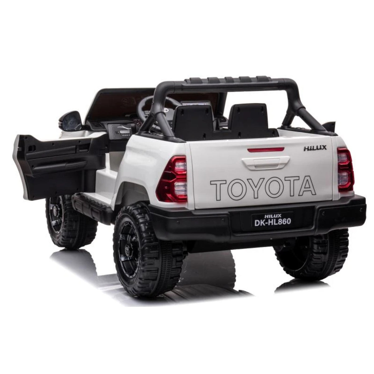 Toyota HiLux Electric Ride On 12v Car - White