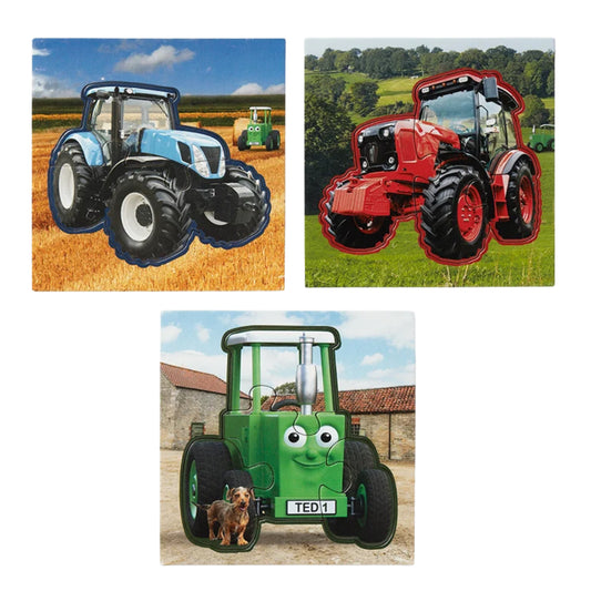 Tractor Ted 3 Picture Puzzles