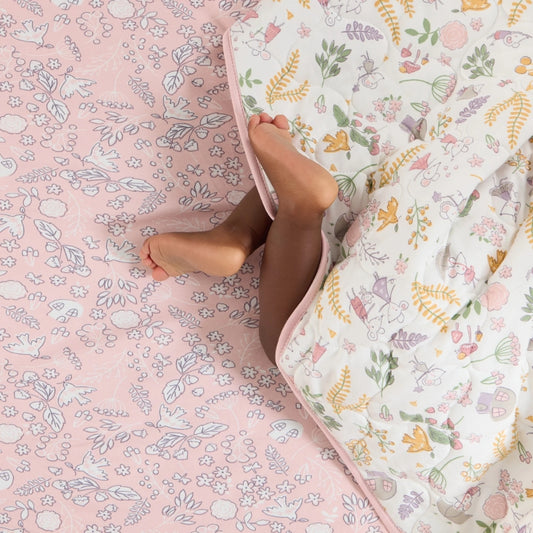 Tutti Bambini Cot/Cot Bed Coverlet, Tiny Tails