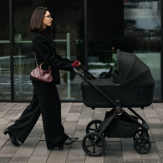 Venicci Claro 2 Noir 4-in-1 Bundle - with Tiago Beige