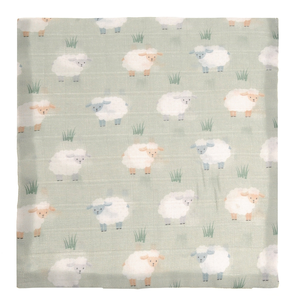 Ziggle 4pc Muslin Washcloths, Country Life