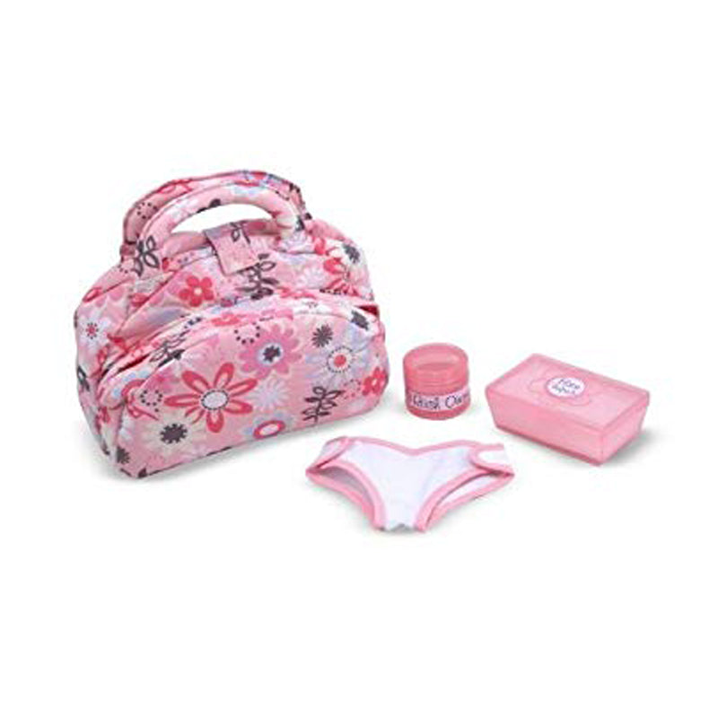 Melissa Doug Doll Nappy Bag Set Kings Baby Shop